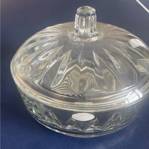 Clear Glass Lidded Dish by Wheaton